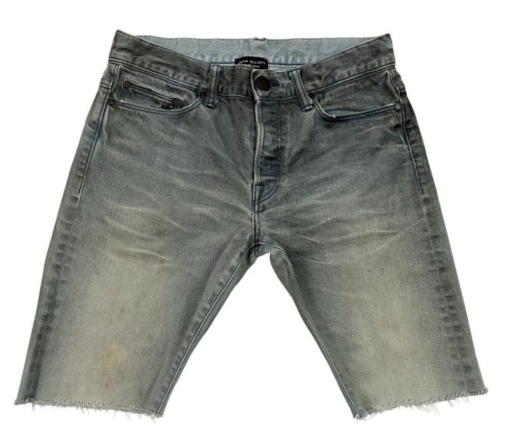 John Elliott Shorts Mens 28 Season Seven Japanese Denim